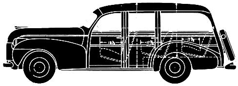 Bil Oldsmobile Deluxe Station Wagon 1948