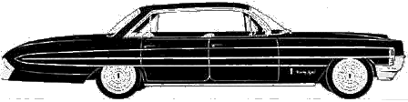 Bil Oldsmobile Ninty-Eight Hardtop Sedan 1961