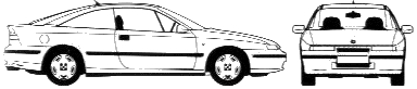 Auto  Opel Calibra 1993