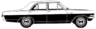 Bil Opel Diplomat V8 1965