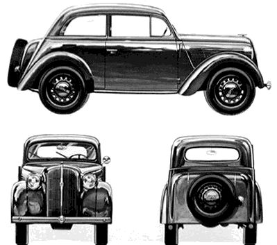 Кола Opel Kadett 2-Door 1938 