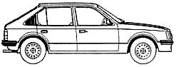 Кола Opel Kadett D 5-Door 1983 