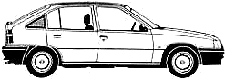 Кола Opel Kadett E 5-Door 1988 