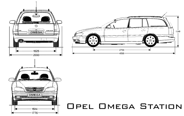 Bil Opel Omega Station 