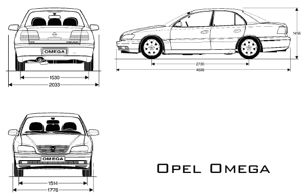 Bil Opel Omega