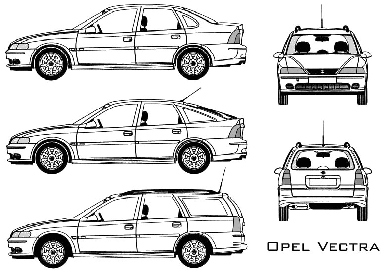 Bil Opel Vectra Station 