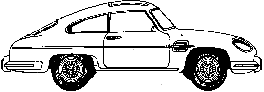 Bil DB Panhard HBR-5 Coupe 1959