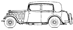 Auto  Peugeot 301C Berline N7L 1932