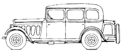 Bil Peugeot 301C Limousine N3L2 1932