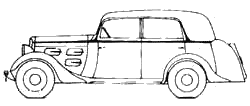 Auto  Peugeot 301CR Berline N8L 1933