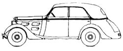 Bil Peugeot 301CR Berline Profilie NP4 1933