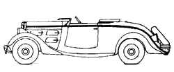 Bil Peugeot 301CR Roadster TR4 1933