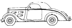 Auto  Peugeot 301D Coupe CO6 1936