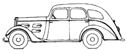 Auto  Peugeot 301D Limousine A6L 1936