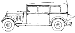 Auto  Peugeot 301L Limousine Commerciale N4C 1933