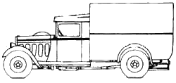 Auto  Peugeot 301T Camionnette B3 1933
