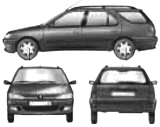 Bil Peugeot 306 Break 2001