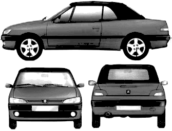 Bil Peugeot 306 Cabriolet 1998