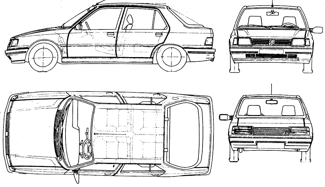 Bil Peugeot 309 5-Door 1987
