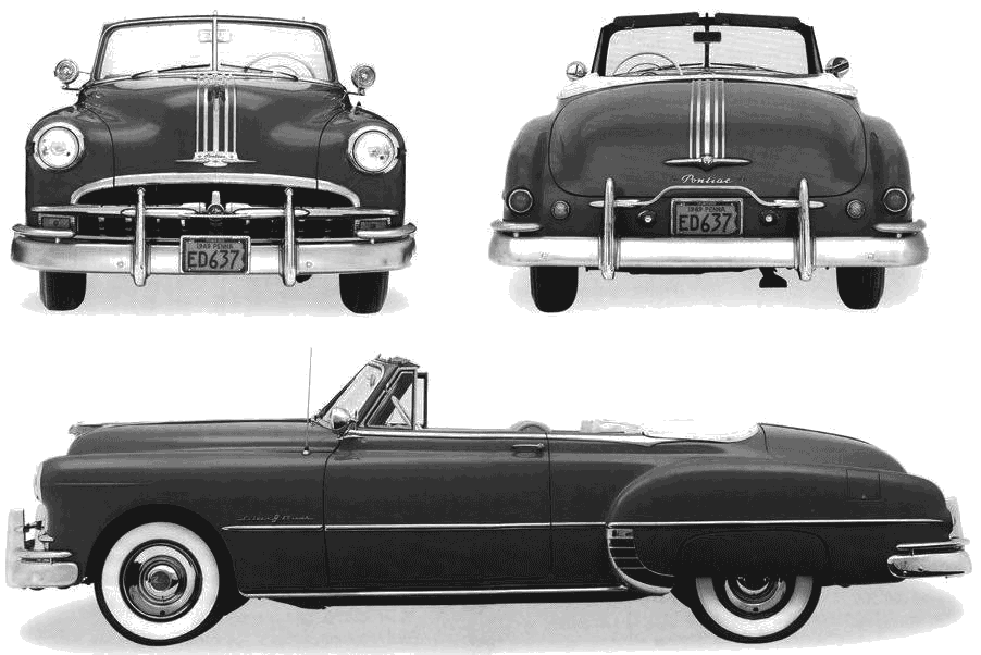 Кола Pontiac Chieftain Convertible 1949