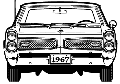 Кола Pontiac GTO 1967