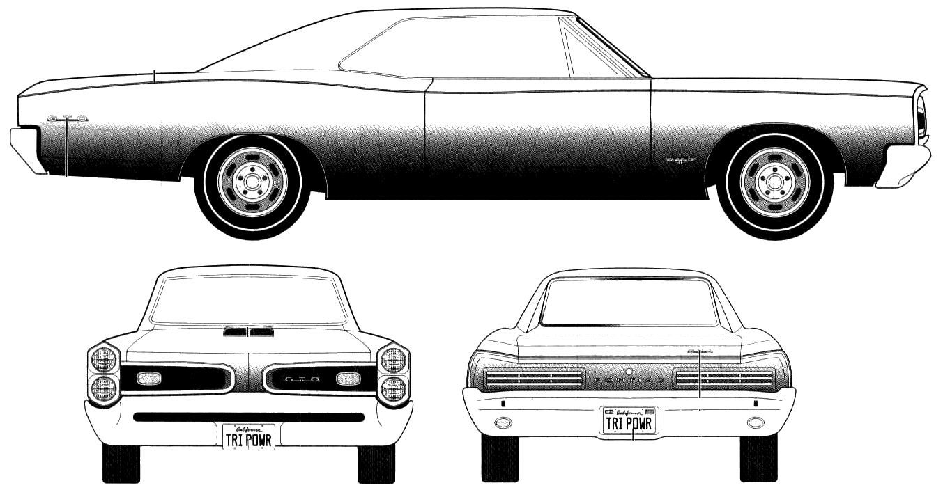 Кола Pontiac GTO 1968