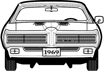 Кола Pontiac GTO 1969