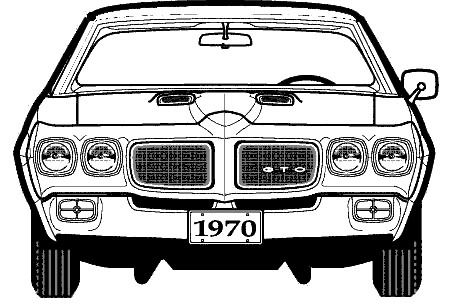 Кола Pontiac GTO 1970