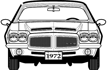 Кола Pontiac GTO 1972