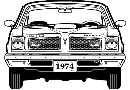 Кола Pontiac GTO 1974