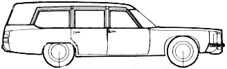 Кола Pontiac Superior Consort Hearse 1972