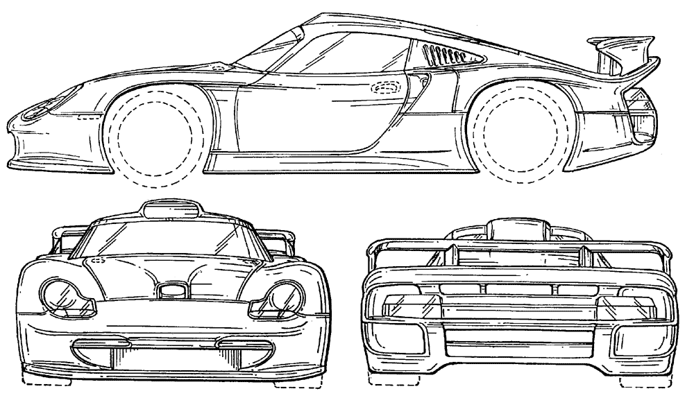 Кола Porsche 911 GT1
