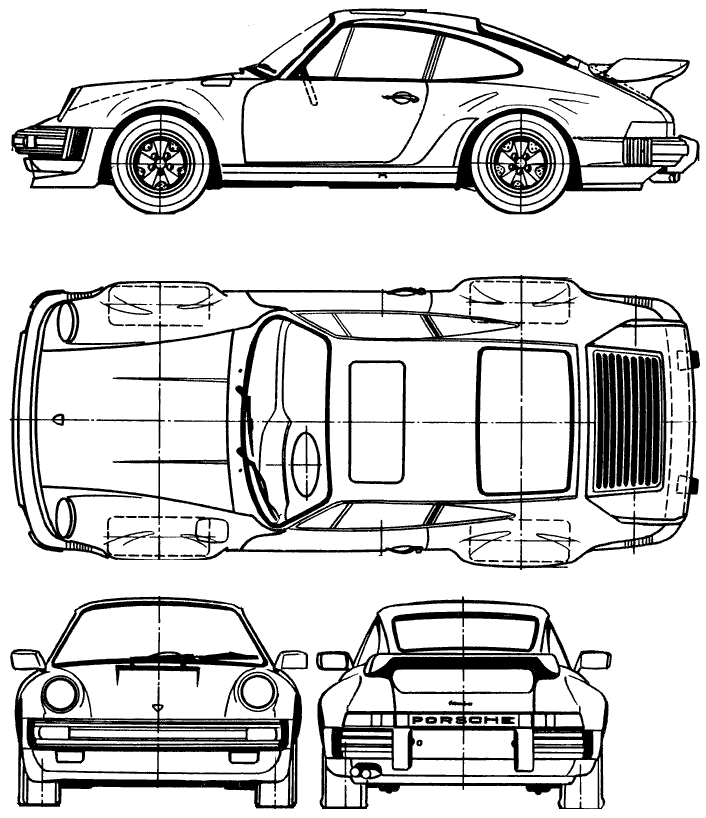 Кола Porsche 911 Turbo 3.3 1977