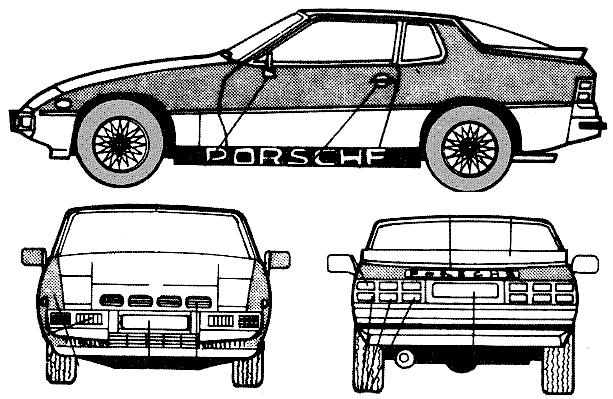 Кола Porsche 924 Turbo