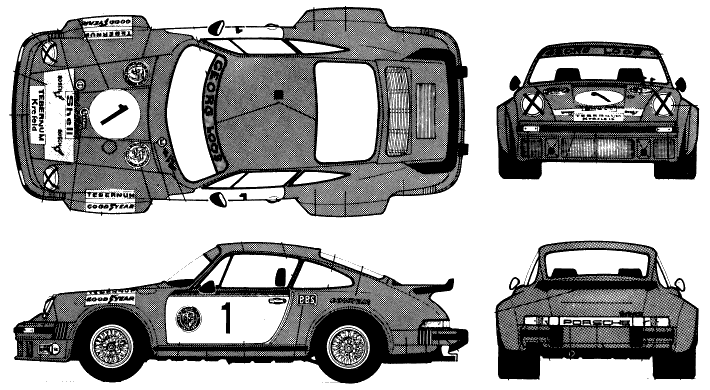 Bil Porsche 934 Turbo RSR