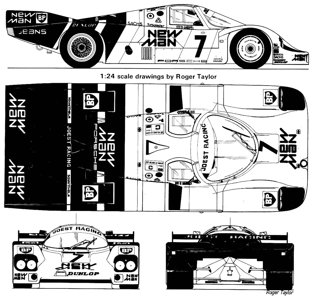 Bil Porsche 956 B