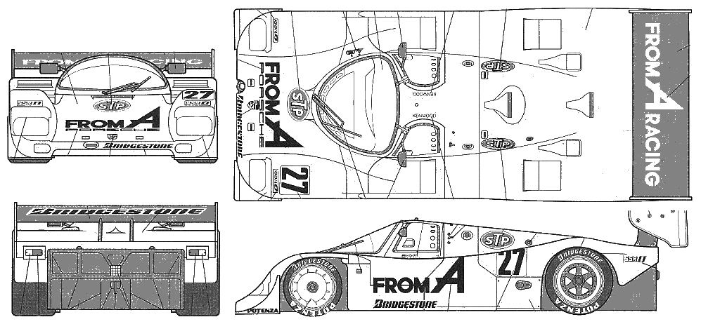 Bil Porsche 968