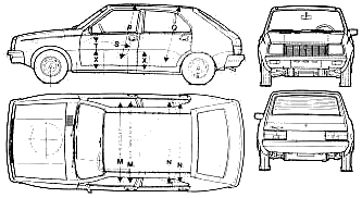 Bil Renault 14 TL