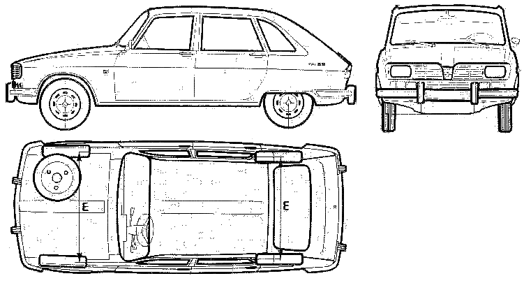 Bil Renault 16 TS