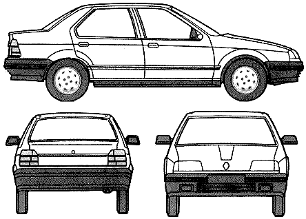 Bil Renault 19 Chamade 1991