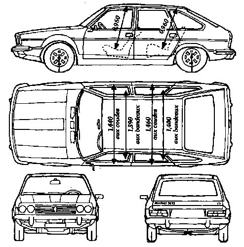 Bil Renault 30 TS 1979