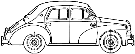 Bil Renault 4CV 1947