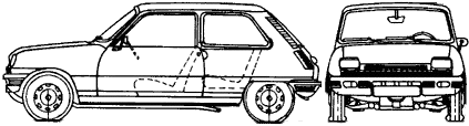 Bil Renault 5 TL 3-Door 1972