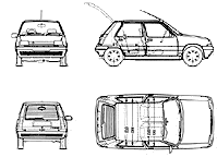 Bil Renault 5 TS 1988 Supercinq
