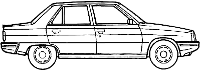 Bil Renault 9 1982