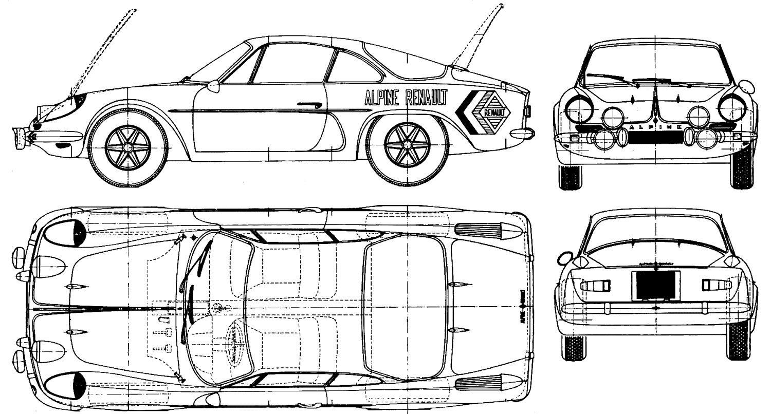 Bil Renault Alpine A-110