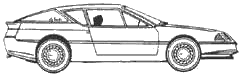 Bil Renault Alpine GTA 1988