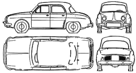 Bil Renault Dauphine 1960 Argentina