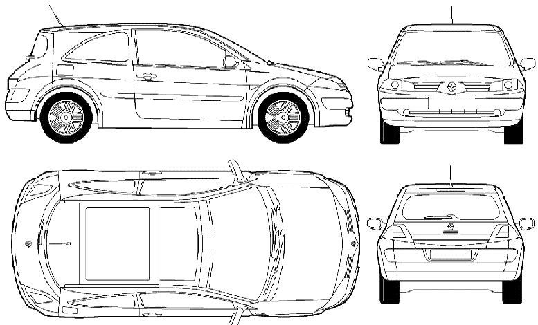 Bil Renault Megane II 3-Door 2003