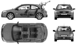 Bil Renault Megane II 3-Door 2005